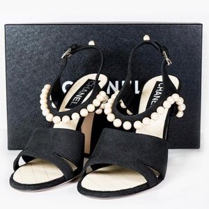 Chanel Pearl Heels